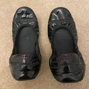 Black prada ballet flats
